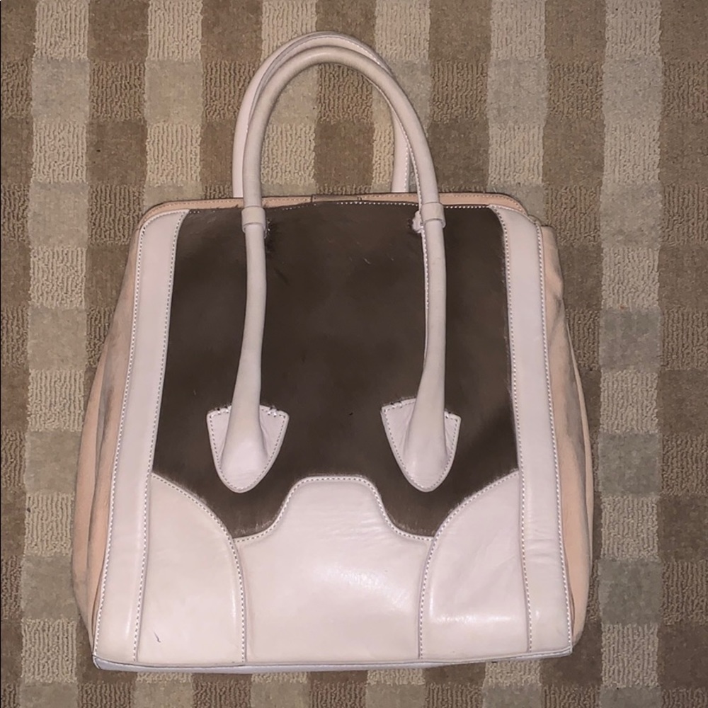 Suede, Pony hair, and Italian Leather purse